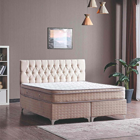 Zümrüt Herkül Yaylı Ortopedik 24 cm Yükselikte Tek Kişilik Yatak