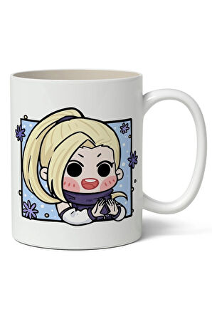 Naruto Ino Yamanaka Avatar Anime Temalı Beyaz Kupa Bardak Sevgiliye Arkadaşa Hediye