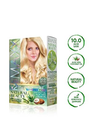 2 Paket Natural Beauty Amonyaksız Saç Boyası 10.0 AçıkSarı