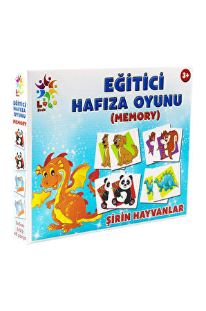 Laço Puzzle Lc022 Eğitici Hafıza Oyunu Şirin Hayvanlar