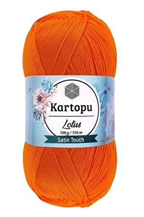 1 Adet Lotus Bikini Büstiyer Bluz Örgü İpi  K273 Turuncu