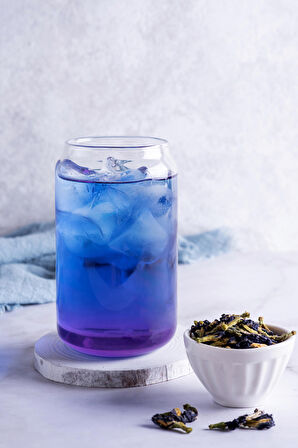 Çay Butterfly Pea Flower Tea Mavi Kelebek Sarmaşığı Çayı Deluxe Seri  25 Gr