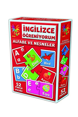 Laço Puzzle Alfabe Ve Sayılar