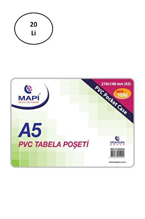 Era Mavi Pvc Tabela Poşetleri A5 20'li