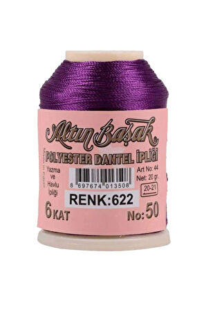 3 Adet Altınbaşak Oya ve Dantel İpi 20 gr - Royaleks - No: 622