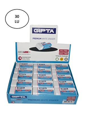 Gıpta Silgi Premium Pvc-Dust Free Beyaz (30 Lu Paket)