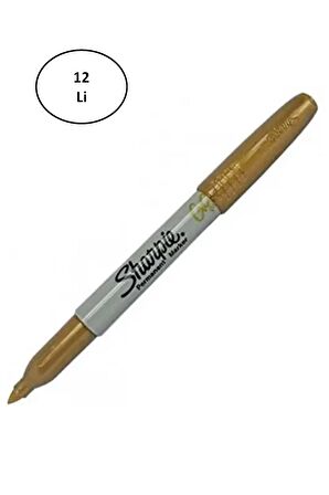 Sharpie Fine Metalik Parmenent Markör Bronz 1834365 12'li