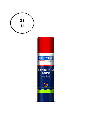 Gıpta 20 Gr Glue Stick Yapıştırıcı Beyaz 12 Li