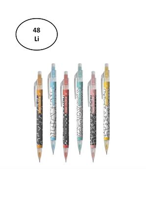 Gıpta Versatil Kalem 0.7 Mm Color-X ( 48 Li Stand ) 6 Desen