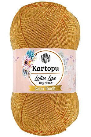 1 Adet Lotus Lux Bikini Büstiyer Bluz Simli Örgü İpi K318 Koyu Sarı