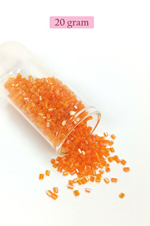 Kesme Cam Boncuk 2mm - 4 Renk - Toplam 80 Gram - BNC437