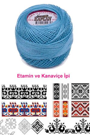 Kaplan Etamin Ve Kanaviçe İpi 8 No Kod/Renk: 293 - Royaleks