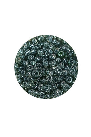 Dökme Cam Kum Boncuk (8/0) 3 mm - 20 Gram - Şeffaf Gri - BNC174