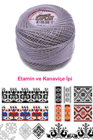 Kaplan Etamin Ve Kanaviçe İpi 8 No Kod/Renk: 316 - Royaleks