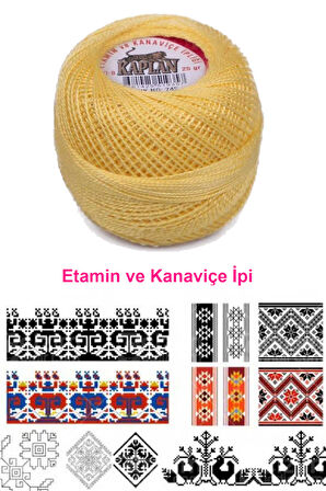 Kaplan Etamin Ve Kanaviçe İpi 8 No Kod/Renk: 742 - Royaleks