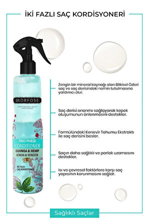Çift Fazlı Kinoa & Kenevir Kondisyoner Fön Suyu 400 ML - mrfs