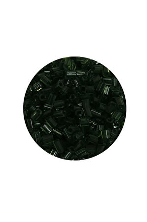 Kesme Cam Boncuk 2mm - 60 Gram - Şeffaf Koyu Yeşil - BNC367