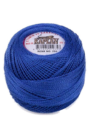Kaplan Etamin Ve Kanaviçe İpi 8 No Kod/Renk: 204 - Royaleks