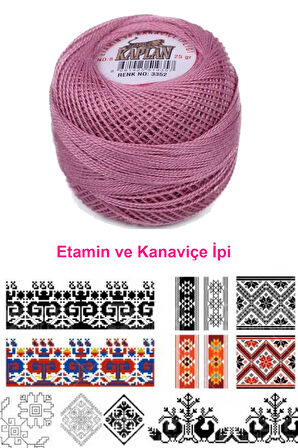 Kaplan Etamin Ve Kanaviçe İpi 8 No Kod/Renk: 3352 - Royaleks