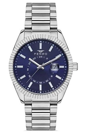 Erkek Premium Kol Saati Çelik Kasa Çelik Kordon Takvimli Fonksiyon Paslanmaz Çelik Model