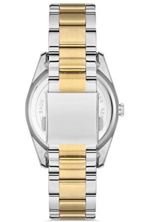 Erkek Çelik Kordon Kol Saati Çelik Kasa Paslanmaz Çelik Model Çift Takvimli Fonksiyon 2 Yıl Garantili