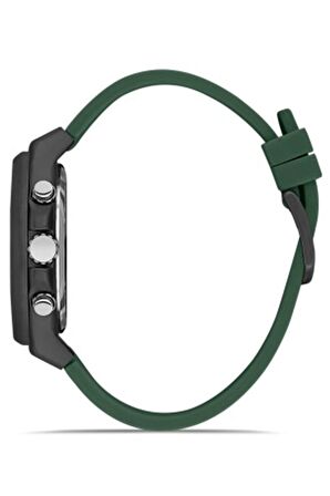 Erkek Spor Kol Saati Çelik Kasa Silikon Kordon Su Geçirmez Paslanmaz Çelik Premium Model