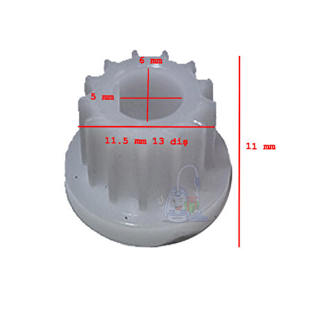 FANTOM 600 MUTFAK ROBOTU MOTOR DİŞLİSİ (KÜÇÜK KASNAK) Uyumlu