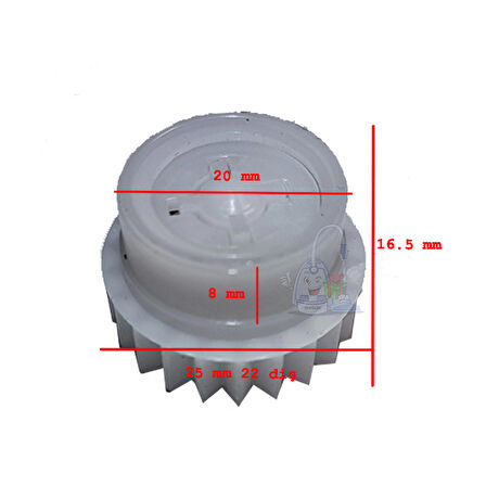 VESTEL VCOOK 2000 DOĞRAYICI BIÇAK DİŞLİSİ Uyumlu
