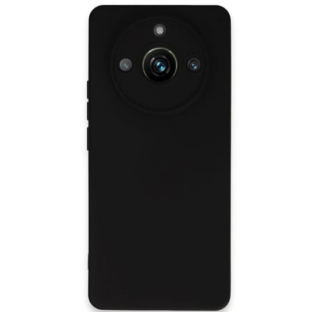 Realme 11 Pro Kılıf Nano içi Kadife Silikon - Siyah