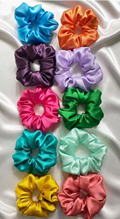 Rengakrenk 3'lü Saten Toka