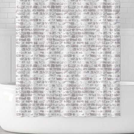 Prado The Wall Banyo Perdesi 180x200 + ASKI HEDİYELİ