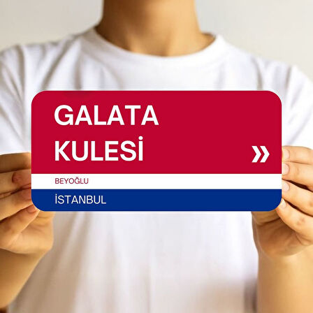 Kişiselleştirilebilir Sokak Tabelası – İsimli ve Yönlendirmeli Dekoratif Plaka Tasarımı