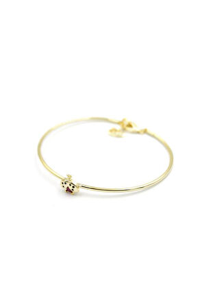 Uğur Böceği Bilezik - Altın