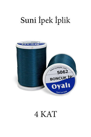 Oyalı 4 Kat Suni İpek İplik İğne Oyası Boncuk İpi Tığ Oyası No:5062