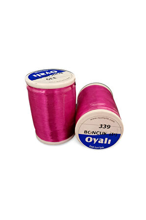 Oyalı 4 Kat Suni İpek İplik İğne Oyası Boncuk İpi Tığ Oyası No:339