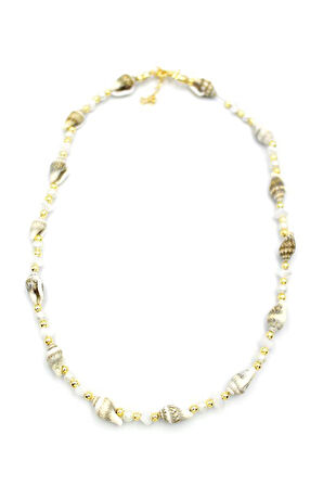 Deniz Kabuğu Kolye - Beyaz