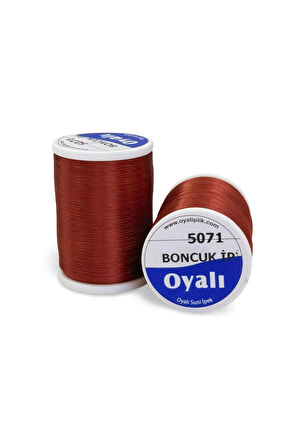 Oyalı 4 Kat Suni İpek İplik İğne Oyası Boncuk İpi Tığ Oyası No:5071