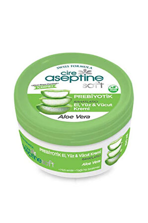 Cire Aseptine Soft Aloe Vera Özlü Yatıştırıcı Besleyici Prebiyotikli Krem 100 ml