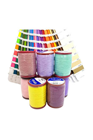 Oyalı 4 Kat Suni İpek İplik İğne Oyası Boncuk İpi Tığ Oyası No:450
