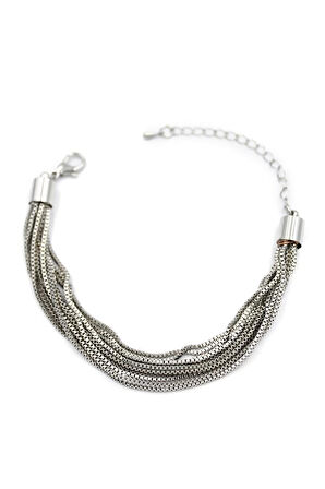 Zincirli Bileklik - Gümüş