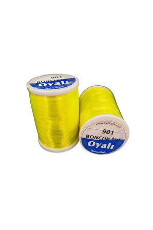 Oyalı 4 Kat Suni İpek İplik İğne Oyası Boncuk İpi Tığ Oyası No:901