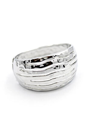 Kelepçe Bilezik - Gümüş