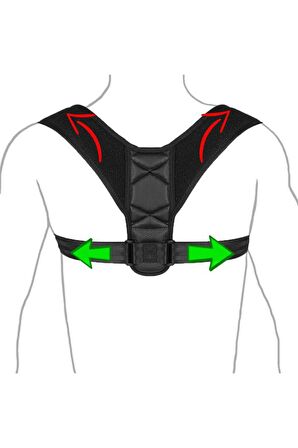 Dik Durus Korsesi Dik Durmaya Yardımcı Medikal Korse Deri Desenli Korse