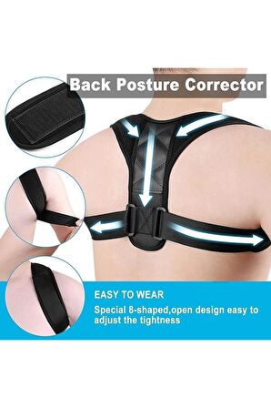 Erkek Atlet Sporcu Posture Korse Aparatı Dik Durus Korsesi