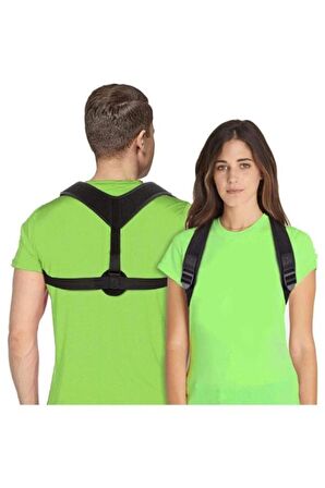 Kelebek Dik Duruş Korse Kadın Erkek Sporcu Dik Durma Bel Sırt Omuz Korsesi