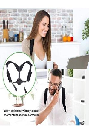 Kelebek Dik Duruş Korse Kadın Erkek Sporcu Dik Durma Bel Sırt Omuz Korsesi