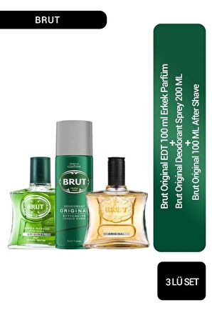 Brut Original EDT 100 ml Erkek Parfüm Seti 2