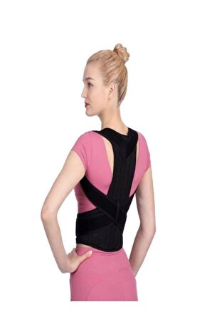 Çift Balenli Dik Durmayı Sağlayan Sırt Omuz Bel Korsesi Unisex Kamburluk Önleyici Dik Duruş Korsesi
