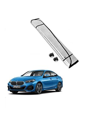Katlanabilir Parlak Oto Araba Ön Cam Güneşlik 130 Cm X 60 Cm