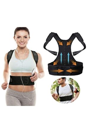 Lifestyle Medikal Kifoz Skolyoz Korsesi Manyetik Dik Duruş Korsesi Yeleği